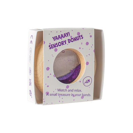 Petit Boum Sensorische Donut Paars Petit Boum Sensorische Donut Paars