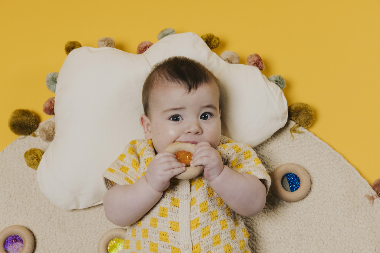 Petit Boum Sensorische Donut Oranje