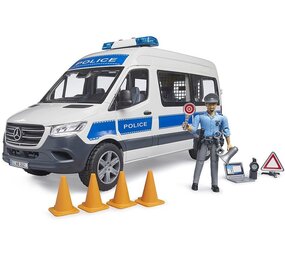Bruder MB Sprinter Politie met politieagent en L+S Module