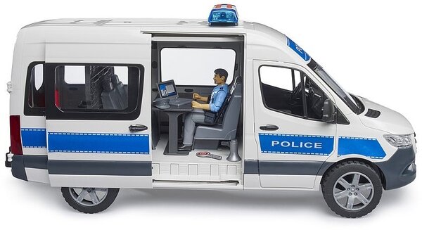 Bruder MB Sprinter Politie met politieagent en L+S Module