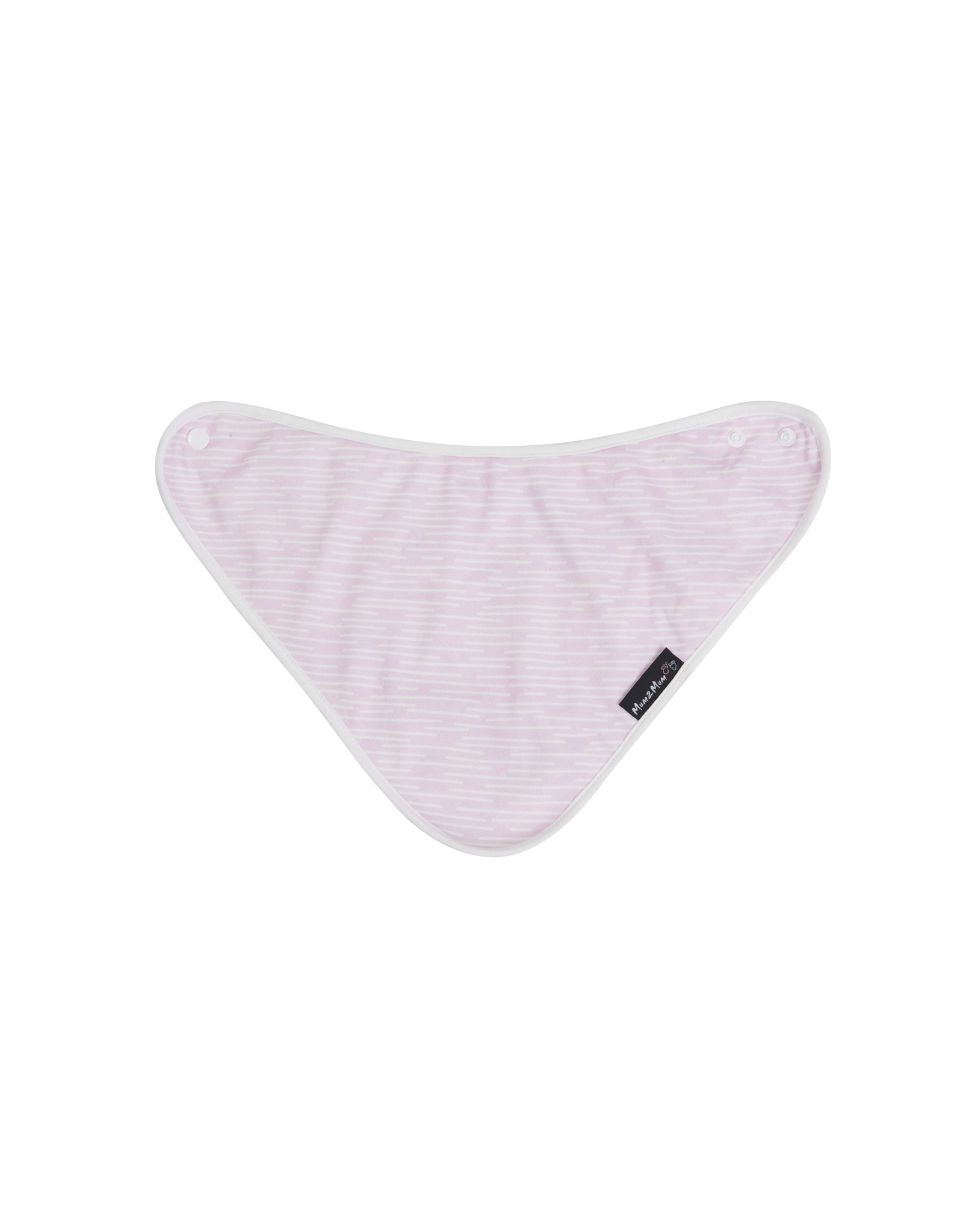 bandana bib pink