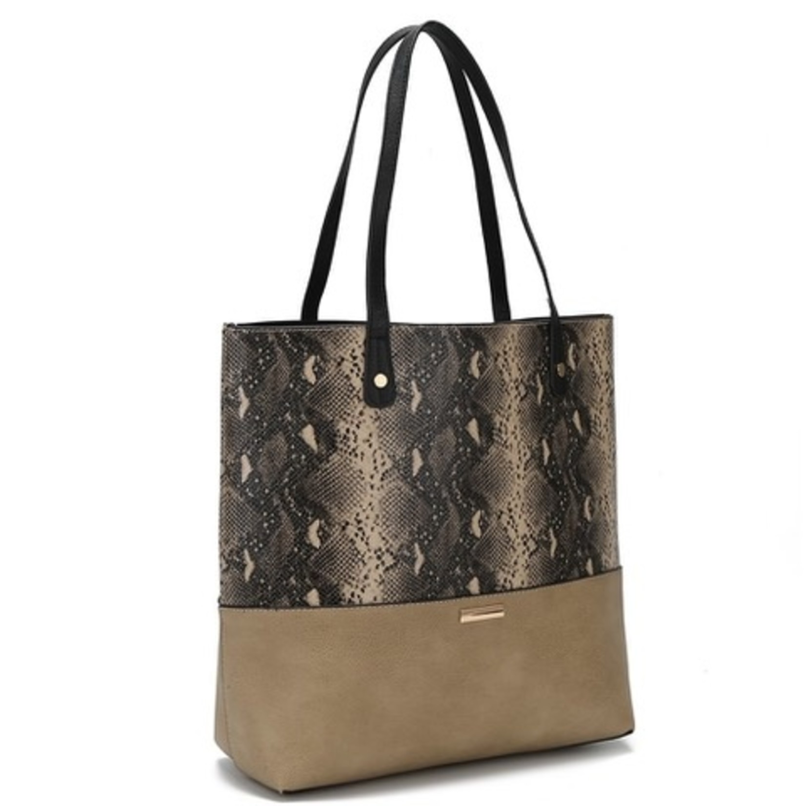 Handtas Snake - Beige