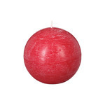 Rustiek Candle Ball  - Red