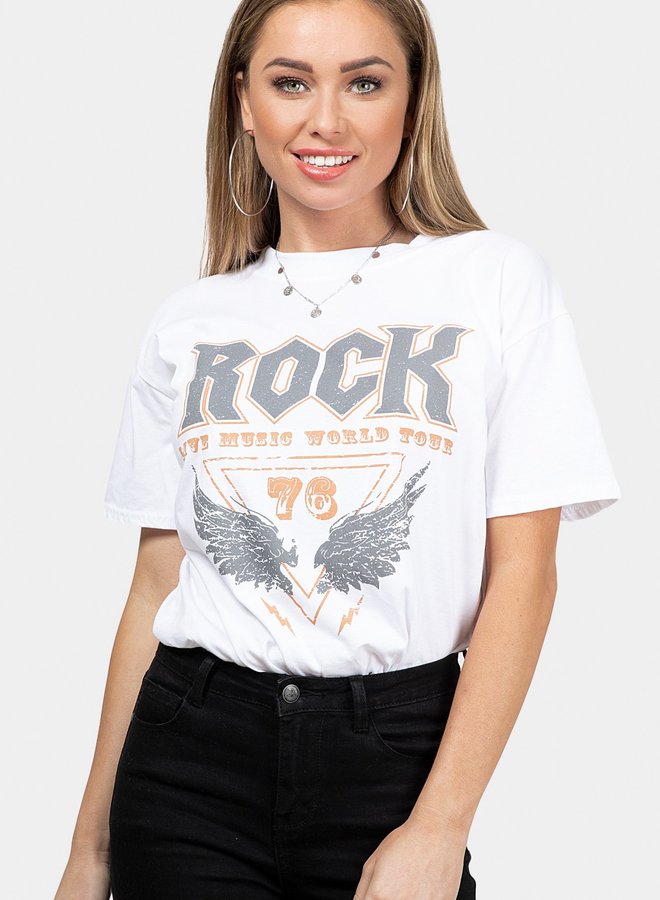 Rock shirt wit
