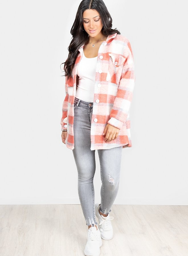 Distressed skinny jeans grijs Lexi