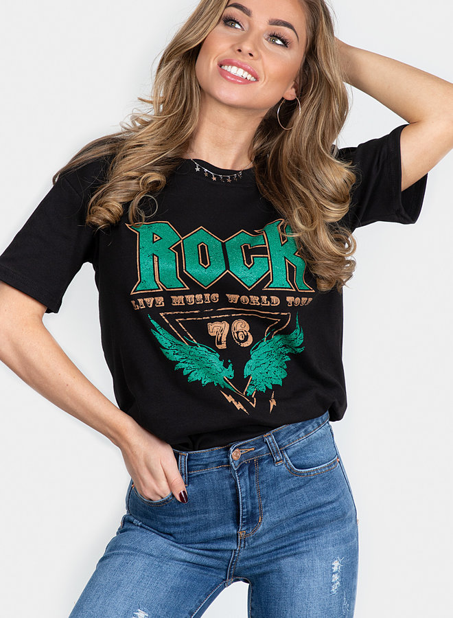 Rock shirt zwart