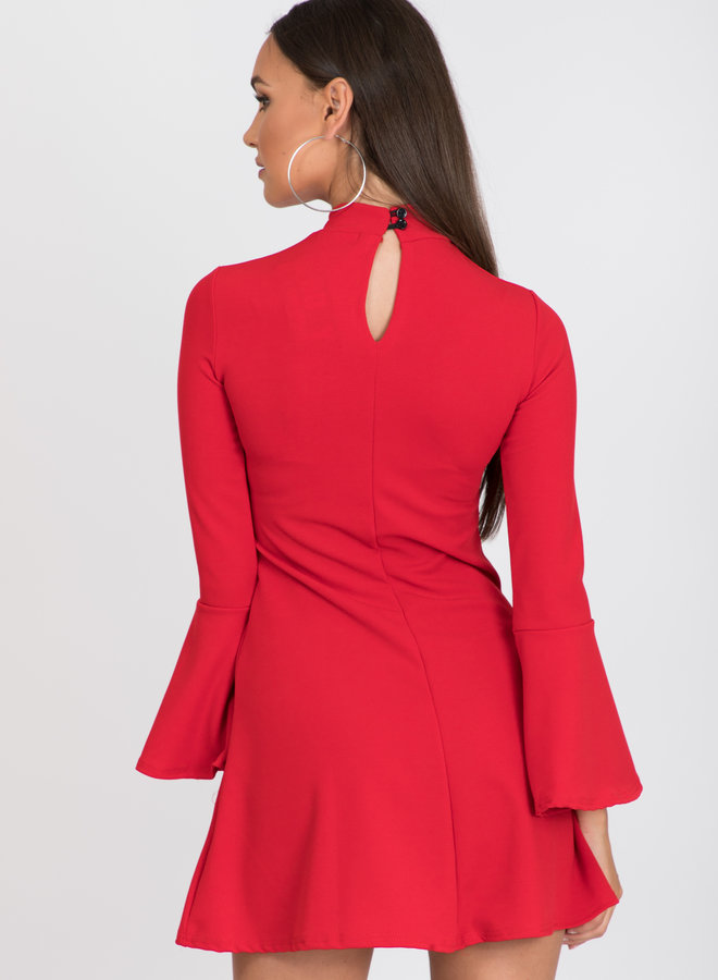 Dress with no stress  red