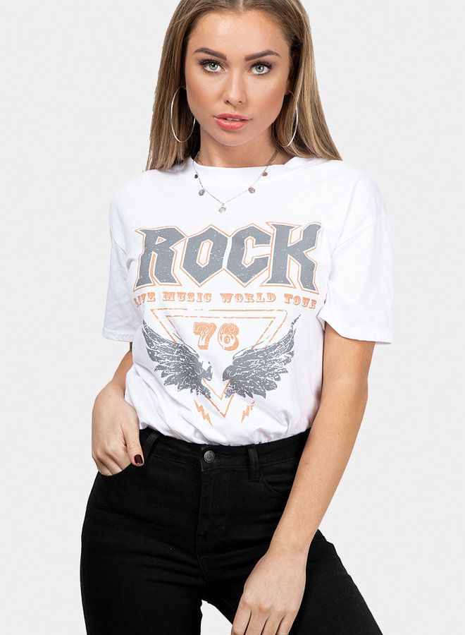 Rock shirt wit