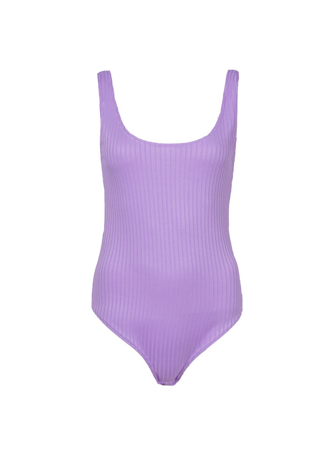 Bodytop rib Gilana lila