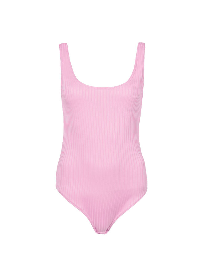 Bodytop rib Gilana pink