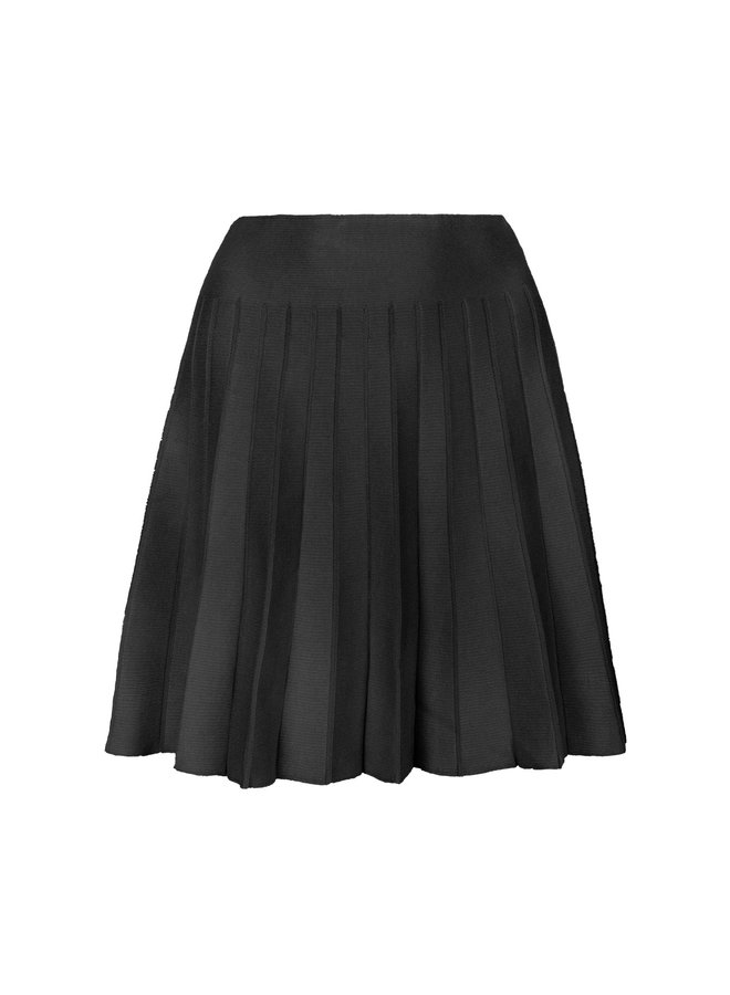 Chrissy pleated skirt black