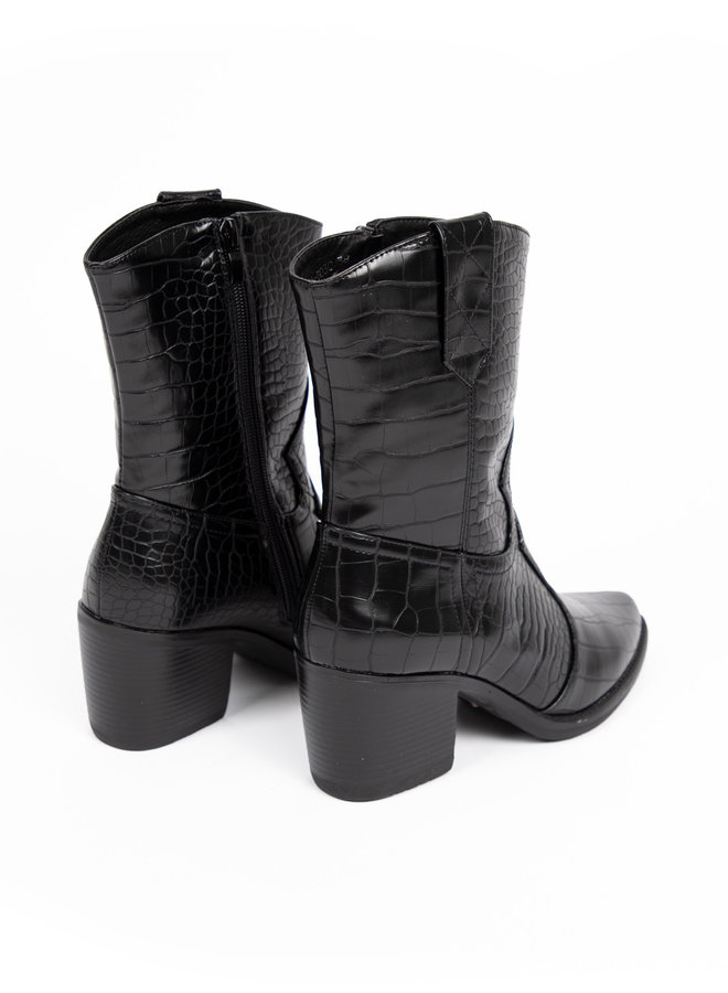 Western boots black