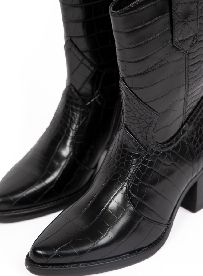 Western boots black