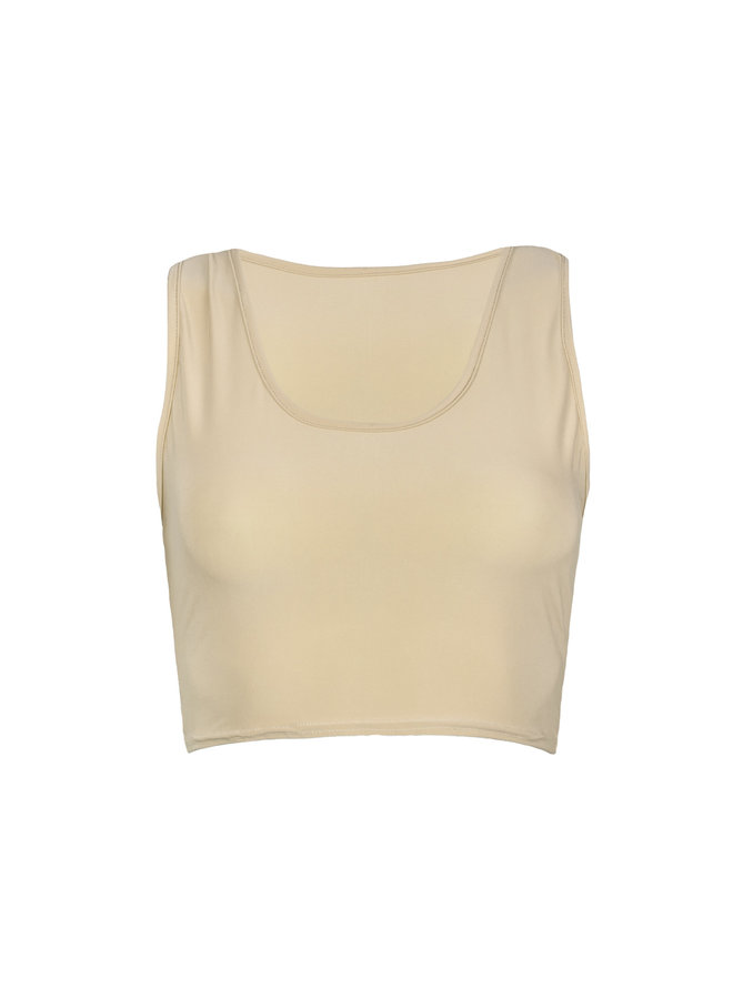 Crop top Taryn beige