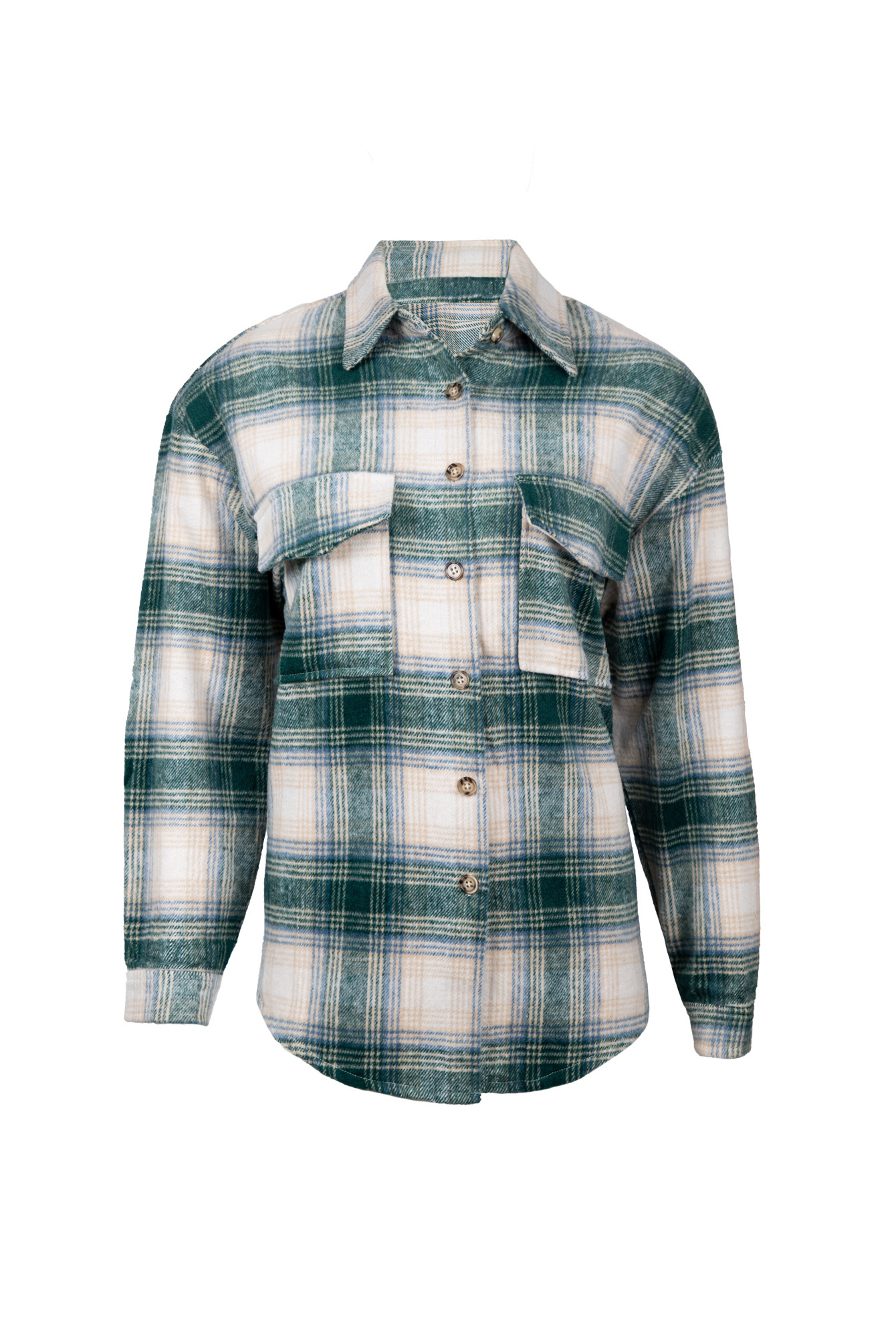 Groene tartan blouse new arrivals