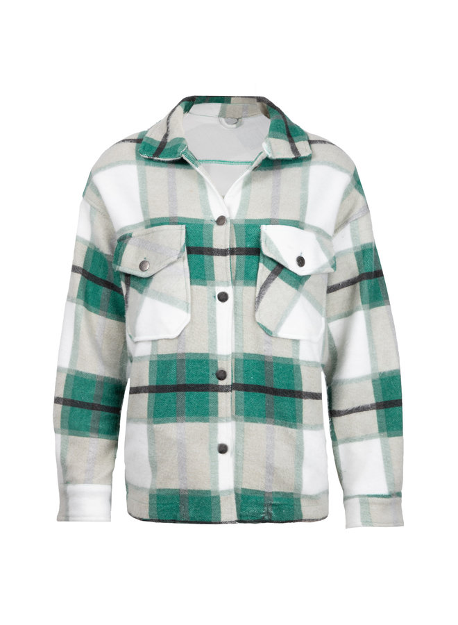 Tartan blouse Clair green