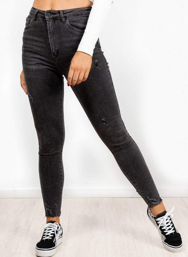 Denims jeans Joelle donkergrijs