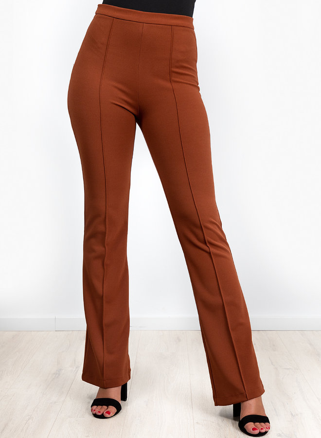 Flare broek Everly camel