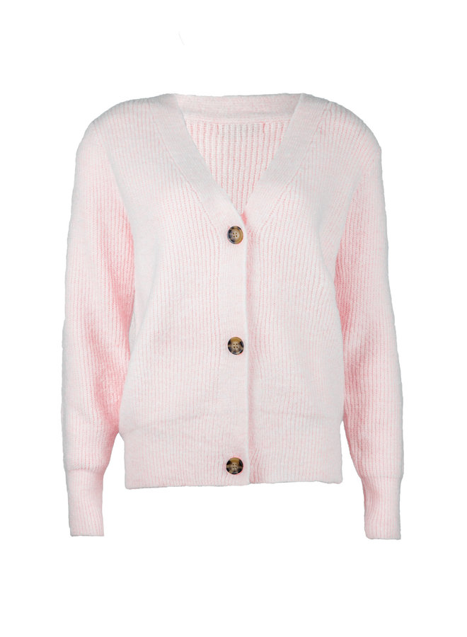 Button knit Vaja roze