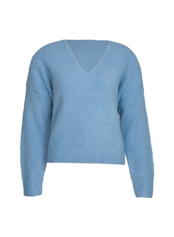 Cozy sweater blauw