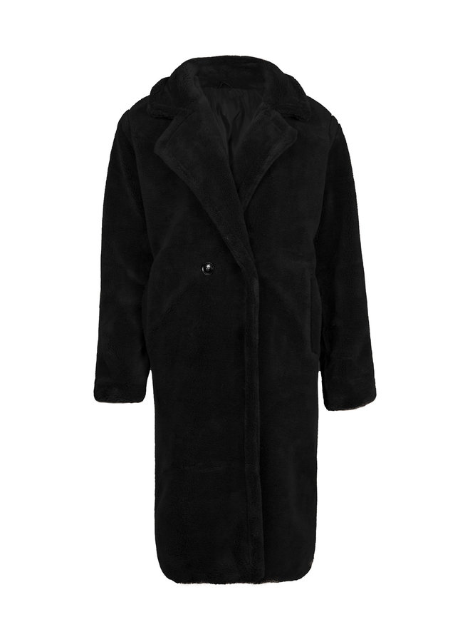 Teddy coat black
