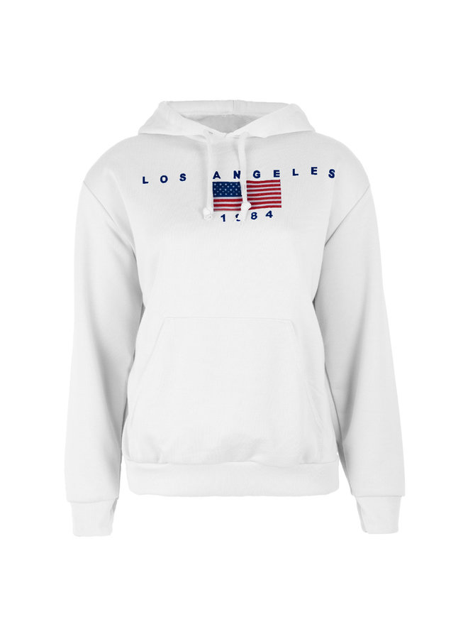 Hoodie la1984 white