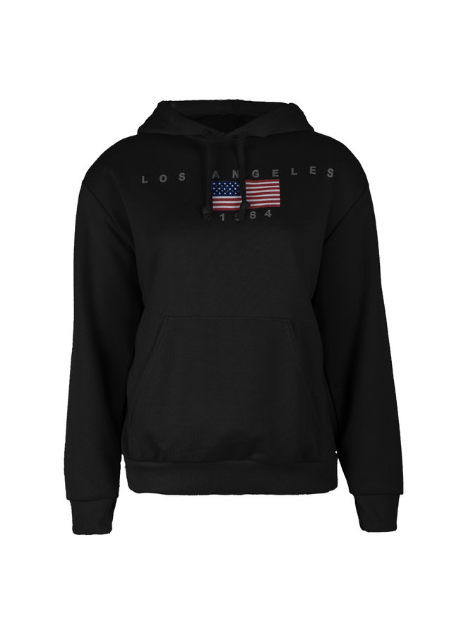 Hoodie la1984 black