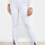 Split denim white