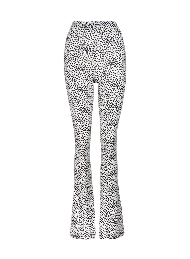 Cheetah flare pants