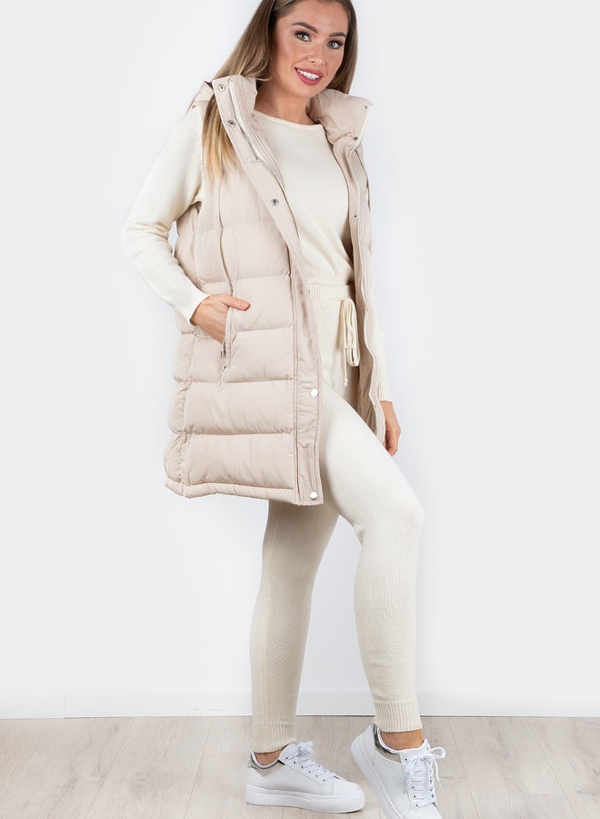 Bodywarmer beige