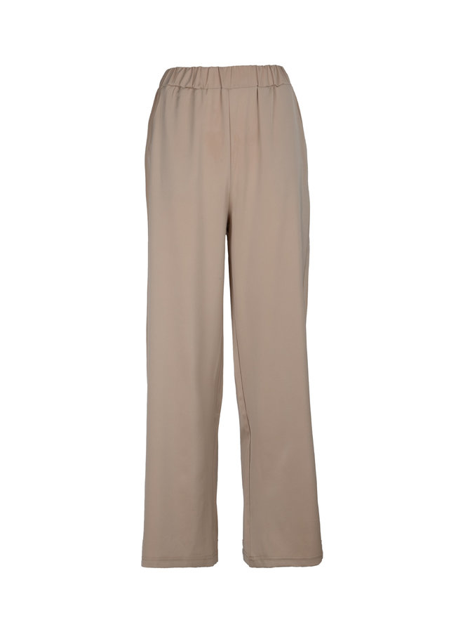 P'J satin broek beige