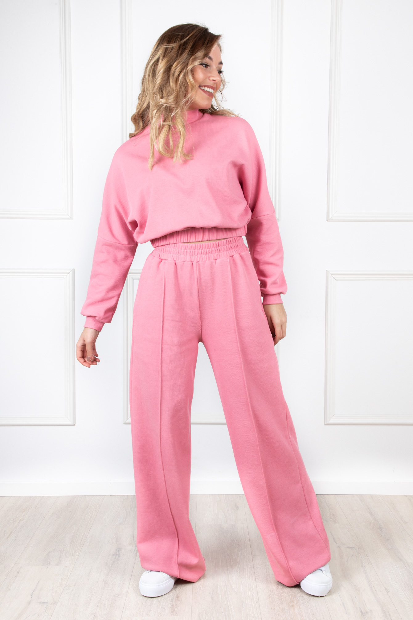 Met opzet wasserette Tegenover Huispak Emily pink I 2 piece comfy pink - Famous Store