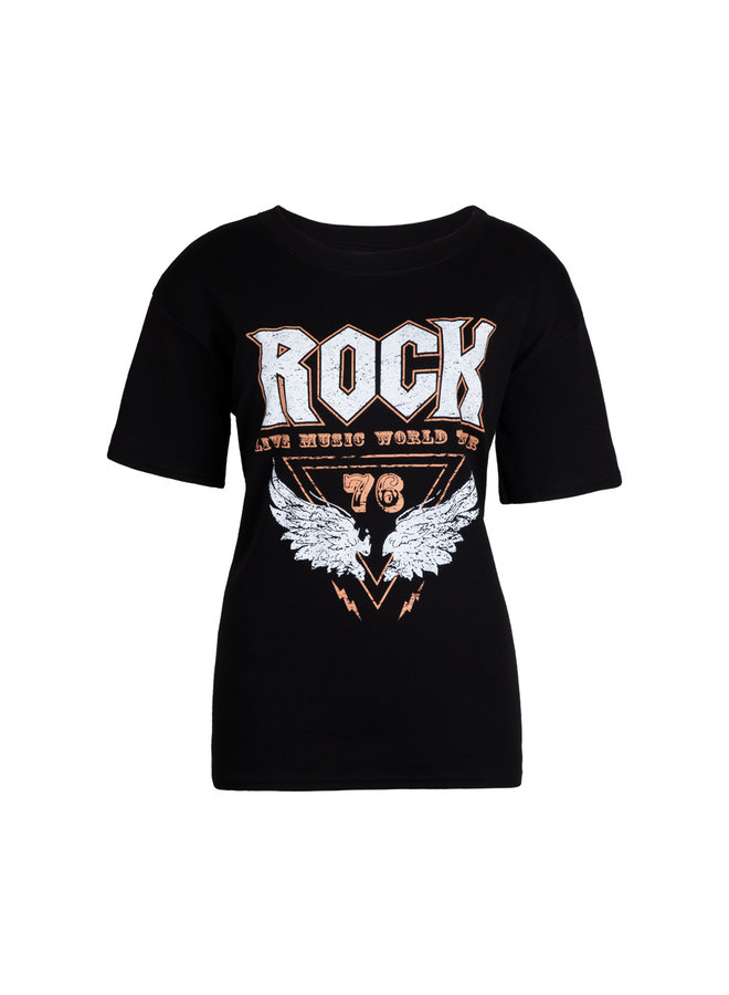 Rock shirt zwart