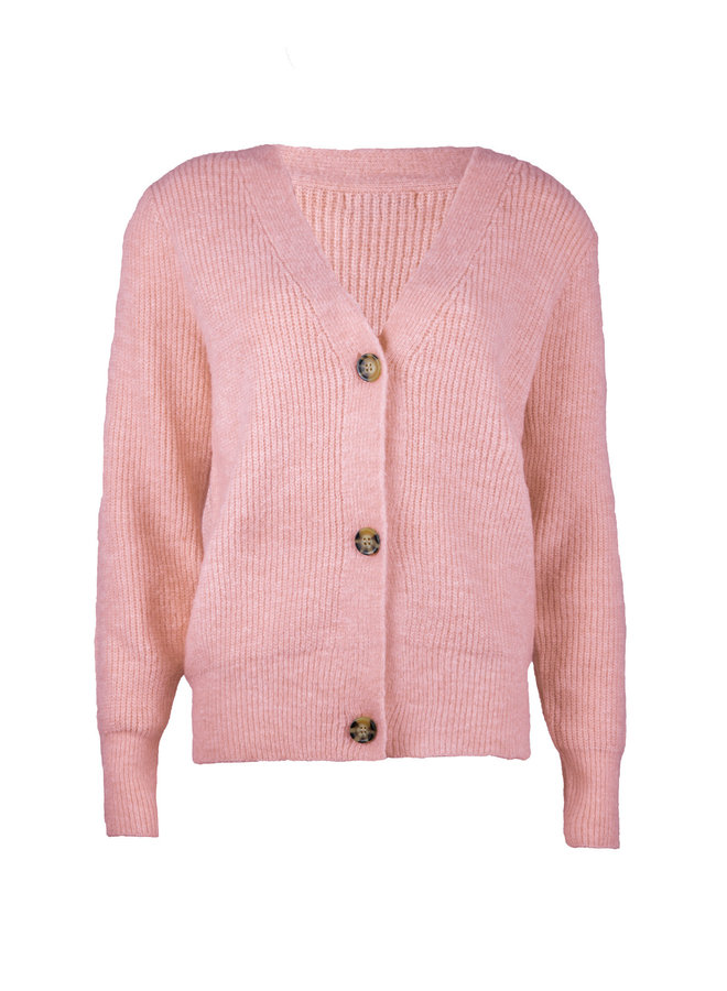 Button knit Vaja pink