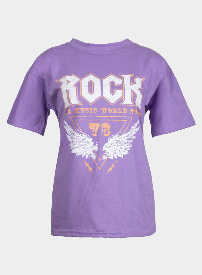 Rock shirt lila