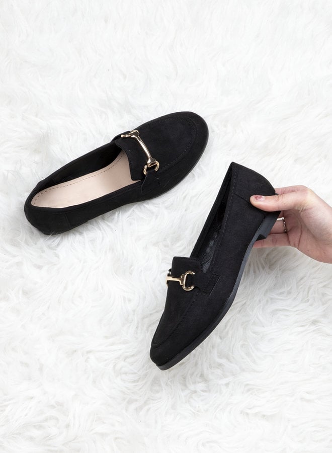 Black loafer