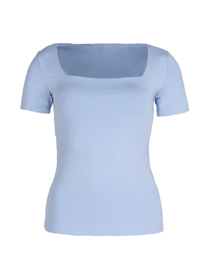 Basic top Sofia blue