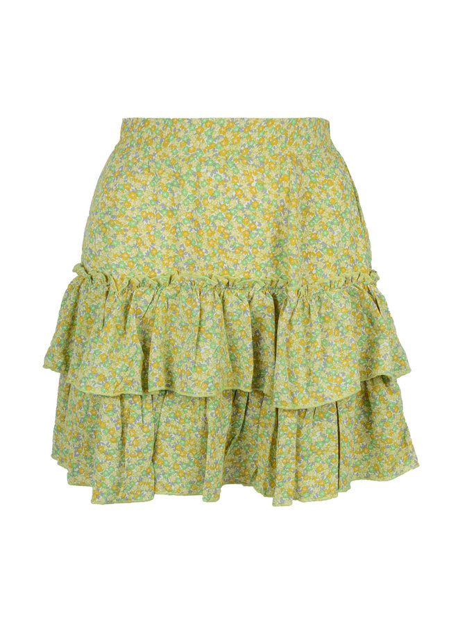 Flower rok Laila groen