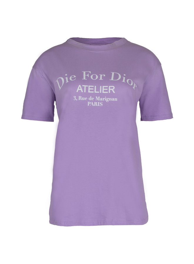 Die for shirt lila