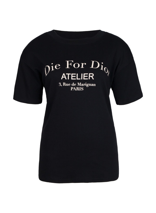 Die for shirt black