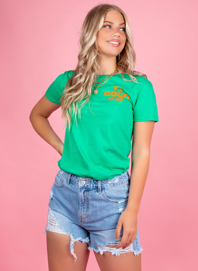 T-shirt Coco groen