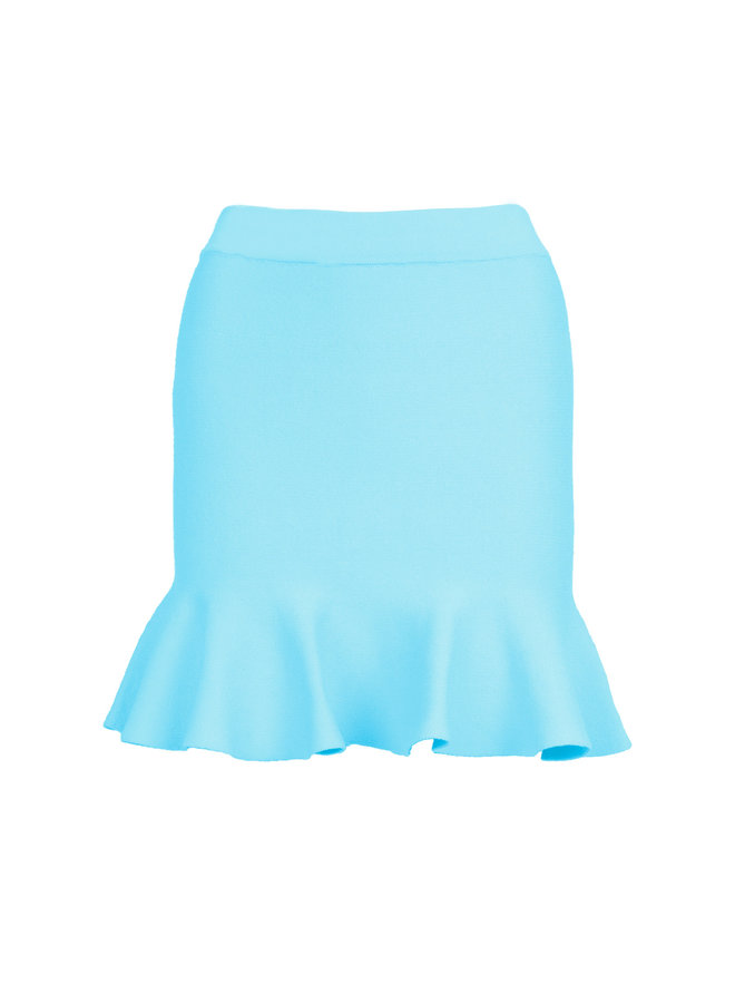 Rokje flare Romy blauw