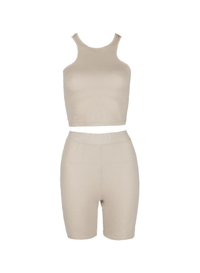 2 piece set Karen beige