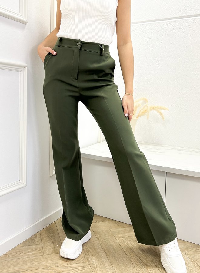 Pantalon Julia groen