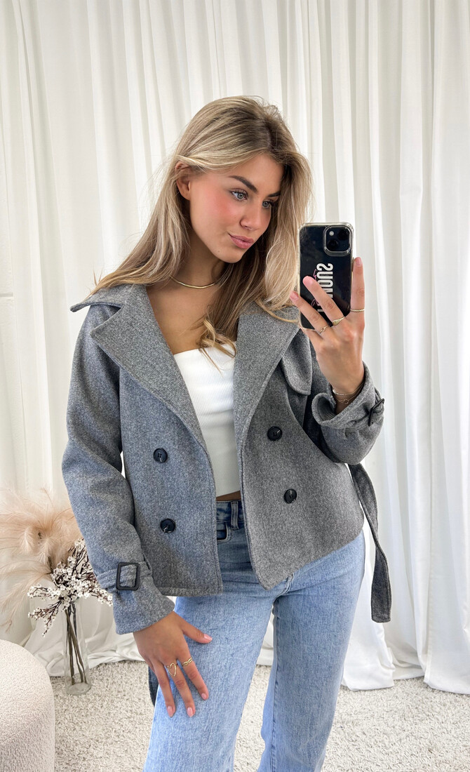 My perfect coat grijs
