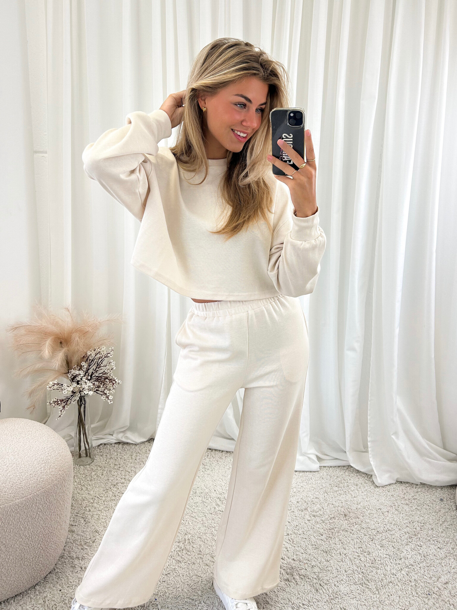 2 delig pak dames beige