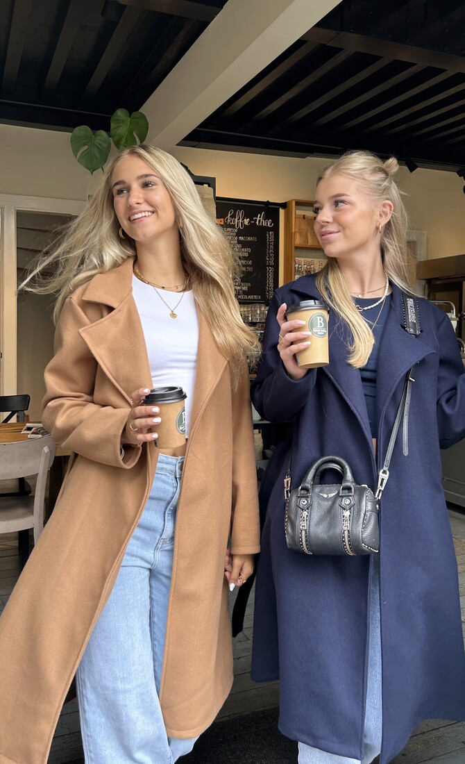 Coat Lisa marineblauw