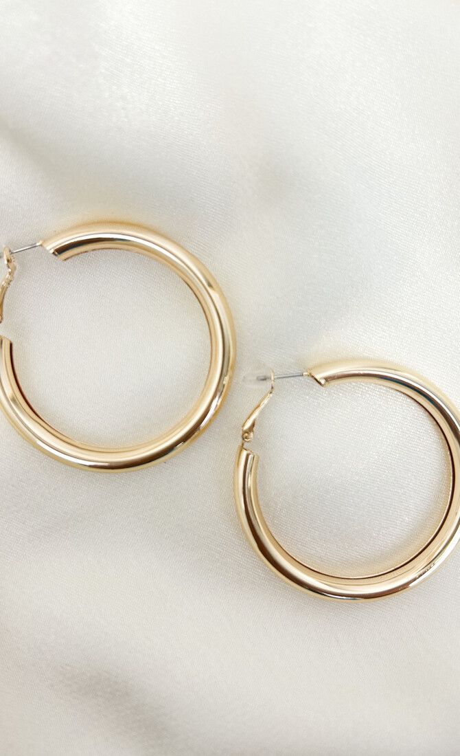 Earring  Hoops goud