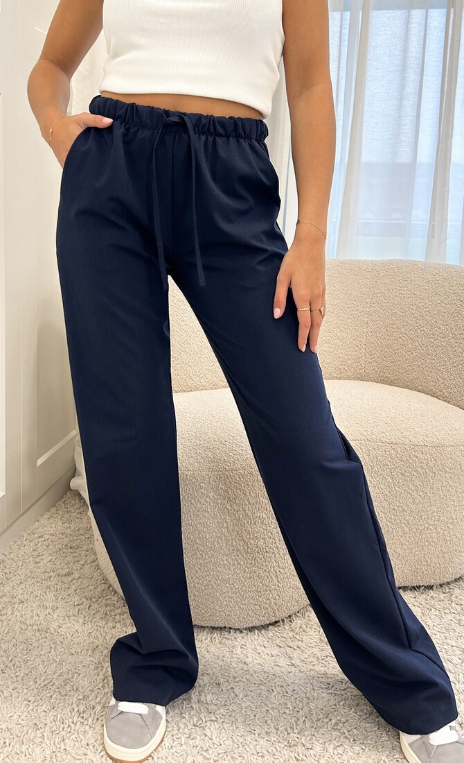 Broek Saar marineblauw