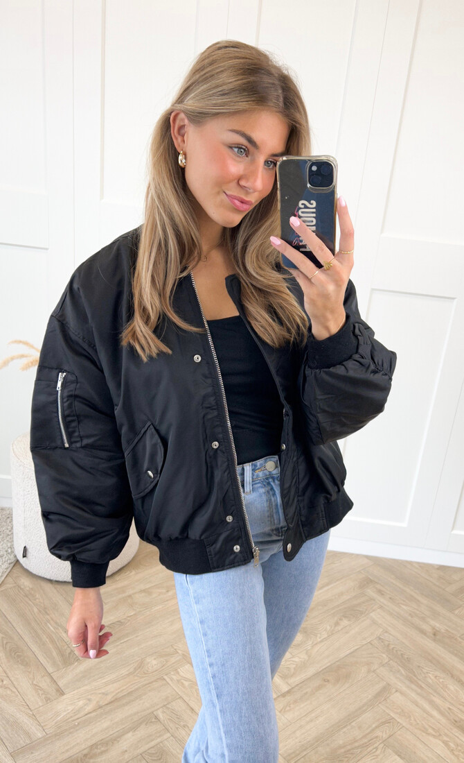 Bomberjack Eefke zwart